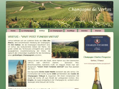 Champagner Premier Cru von Champagne Charles POUGEOISE aus Vertus/Frankreich